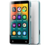 Innioasis 16Go Lecteur MP3 avec Bluetooth et WiFi, Lecteur de Musique Mp3 et Mp4 ave Spotify,Spotify Kids, Tidal, Deezer, Lecteur Vidéo à écran Tactile 4 Pouces 1080P Bleu pâle