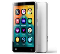 innioasis 80Go Lecteur MP3 avec Bluetooth et WiFi, Lecteur de Musique Mp3 et Mp4 ave Spotify,Spotify Kids, Tidal, Deezer, Lecteur Vidéo à écran Tactile 4 Pouces 1080P（Blanc）