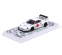 Inno Models Voiture modèle F40 blanc avec graphiques Tokyo Auto Salon 2023 1/64 moulé sous pression IN64-LBWKF40-TAS23