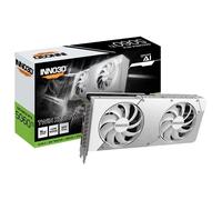 Inno3D GeForce RTX 5060 Ti 16GB TWIN X2 OC - Carte graphique - GeForce RTX 5060 Ti - 16 Go GDDR7 - PCI Express 5.0 - HDMI, 3 x DisplayPort - blanc