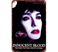 Innocent Blood - Panneau en métal décoratif pour salon, café - 30,5 x 20,3 cm