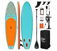 InnoExpo SUPIE70E - Planche à pagaie gonflable 335×83×15 cm, charge 190 kg, grande capacité, SUP pour solo, famille (2+1), animaux