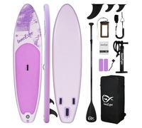 InnoExpo SUPIE70F - Planche à pagaie gonflable 335×83×15 cm, charge 190 kg, grande capacité, SUP pour solo, famille (2+1), animaux
