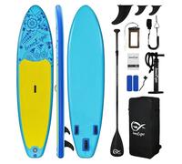 InnoExpo SUPIE70G - Planche à pagaie gonflable 335×83×15 cm, charge 190 kg, grande capacité, SUP pour solo, famille (2+1), animaux