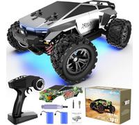 Innofans Voiture télécommandée Tout-Terrain à l'échelle 1:18, véhicule électrique 4x4 Haute Vitesse à 40 km/h avec télécommande 2,4 GHz, Camion 4x4 avec Deux Batteries Rechargeables garçons de 8 Ans+