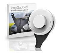 innoGadgets Évacuation de l'eau de condensation pour camping-car | Protection contre la condensation pour le couvercle de cheminée | Protection anti-éclaboussures pour cheminée d'échappement de
