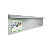 innogard S7052-011 - Extension de Clôture à Escargots - Set 4 pièces - Galvalume Alu-Zinc - 4X Partie Latérale 25 x 0,05 cm x 1 m