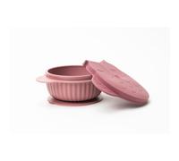 innoGIO GIOfresh Owl bol en silicone à couvercle Pink 380 ml