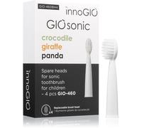 innoGIO GIOSonic Spare Heads têtes de remplacement pour brosse à dents GIOSonic 4 pcs
