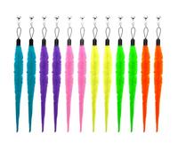 InnoHHustle Lot de 12 recharges de vers pour chat, jouets de rechange pour chat, plumes de chat, accessoires pour jouets pour chat
