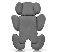 Innokids Insert de siège Auto pour bébé, Support de tête pour Nouveau-né, Doux et rembourré, Support latéral et tête Amovible pour sièges Auto, poussettes, balançoires (Gris)