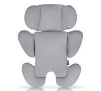 Innokids Insert de siège Auto pour bébé, Support de tête pour Nouveau-né, Doux et rembourré, Support latéral et tête Amovible pour sièges Auto, poussettes, balançoires (Gris Clair)