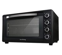 Innoliving Four électrique ventilé rôtissoire, 60L, 1600W, température 230°C, 4 fonctions minuteur, arrêt automatique, signal acoustique