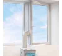 Innoliving Joint universel pour fenêtres INN-52001, compatible avec climatiseurs portables, design réglable jusqu'à 4 m, matériau imperméable Terylene, système Velcro avec fermeture éclair