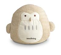 Innoliving Peluche Hibou Chauffable INN-768G Coussin Thermique en forme de hibou, Chauffe-mains et pieds, sans eau