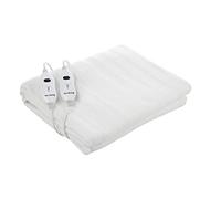 Innoliving surmatelas Chauffant Singolo en Polyester, Blanc, lit Double, 160 x 140 cm