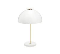 Innolux Lampe de table Kupoli blanc. détails en laiton