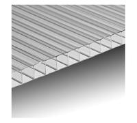 INNOLUX Plaque polycarbonate alvéolaire épaisseur 6 mm 100 x 105 cm Transparent