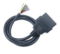 innomaker Connecteur mâle J1962 OBD2 OBD-II 16 broches vers fil nu, câble d'extension de diagnostic OBD pour bricolage, câble renforcé 100cm/3,28ft