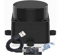 InnoMaker DTOF LiDAR Time-of-Flight Lidar STL-19P, Balayage laser omnidirectionnel à 360 degrés, Anti-éblouissement 60000 Lux, Fréquence de mesure 5000 Hz, Rayon de portée de 12 m, Compatible ROS/ROS2