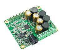 InnoMaker RPI HiFi AMP Hat TAS5713 Amplificateur Module Audio 25W Classe D Carte Son de Puissance Carte d'Extension pour Raspberry Pi 5 4 3 B+ Pi Zero Condensateur Nichicon