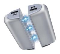 INNOPAW Chauffe Main Rechargeable - 10000mAh Réutilisable, Batterie électrique Portable pour l'hiver et l'extérieur (argenté)