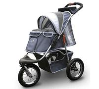 Innopet IPS-045/BS Poussette Comfort pour Chien Noir/Gris
