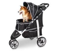 Innopet Poussette Monaco pour Chien Noir Géométrique