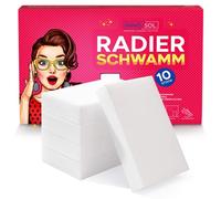 Innosol Premium Éponges Magiques - Lot de 10 éponges Magiques l L'accessoire ménager Parfait pour Une Maison Propre l Nettoyage éponge Magique réutilisable, élimine Facilement la saleté et Taches