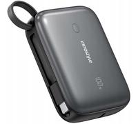 INNOSTYLE Batterie Externe Power Bank 10000mAh 22.5W Mini Powerbank avec câble 3 Ports USB USBC Compatible avec iPhone 16 15 14 13 12 Pro Max Plus Samsung iPad Pro etc