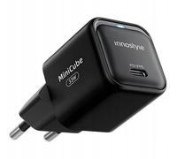 INNOSTYLE Chargeur 2 Port Prise USB, USB-C 33W,Gan II, Chargeur Rapide iPhone, Compatible avec iPhone 14/13/12/11/Pro Max/XS/XR/8/7/téléphone Samsung/Tablette (Noir)