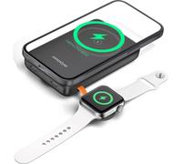 Innostyle Powerduo 2In1 Fast Induction Powerbank For Magsafe Watch 10000Mah Black