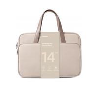 INNOSTYLE Sacoche Ordinateur 14 Pouces, Sac PC Portable Grande Imperméable, beige, compatible avec Apple MacBook Pro/Air, HP ProBook , Dell Inspiron, Lenovo Yoga, ASUS