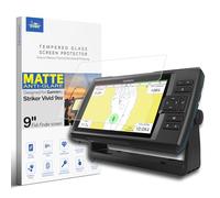 INNOSURE Film de protection d'écran en verre trempé de qualité supérieure pour Garmin Striker Vivid 9sv Fishfinder 9" écran tactile anti-rayures et anti-reflet (mat)