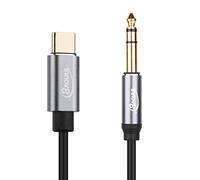 innov8 Câble USB C vers 6,35 mm 1/4 TRS audio stéréo pour amplificateur, home cinéma, console de mixage 1,8 m