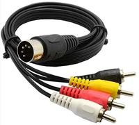 innov8 Fiche DIN mâle 5 broches vers 4 prises RCA phono mâles - 1,5 m