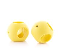 InnovaGoods - 2 Balles Magnétiques Anticalcaire Ioclean, Aimant Anti Calcaire pour Lave-Linge et Lave-Vaisselle, Éco-Responsable, Réduit Détergent, Jaune, Plástico