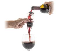 InnovaGoods - Aérateur de Vin Élégant avec Filtre et Support, Oxygène et Exalte Saveurs, Base Anti-Goutte, Pochette de Transport Incluse, Transparent, Silicone ABS AS