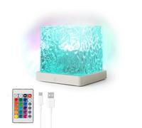 InnovaGoods® Aurora Borealis Lamp, veilleuse pour enfants, 16 couleurs, 7 intensités, 4 séquences, lampe de chevet, autonomie 190 minutes, projecteur d'étoiles au plafond avec télécommande
