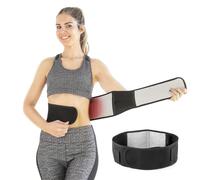 InnovaGoods - Bande Thermique Correctrice Posture, Aimants Tourmaline Auto-Chauffants, Conception Ergonomique, Multifonction, Soulagement Dos, Unisexe, Noir, Taille Unique, Polyester