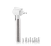 InnovaGoods® Blanqueador et Polisseur Dentaire Pearlsher, Kit de Blanchiment Dentaire avec 5 Embouts, Whitening des Dents, Élimine la Plaque et les Taches, Fonctionne avec des Piles.