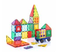 InnovaGoods Blocs de Construction Magnétiques 3D Magoks 57 Pièces