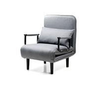 InnovaGoods® Canapé-lit Convertible 4 en 1, canapé-lit Pliant Triple avec Dossier réglable sur 6 Niveaux et Coussin, idéal pour Le Bureau, la Chambre à Coucher, Le Salon. Capacité de Charge de 150 kg