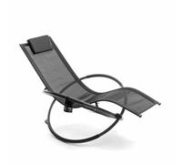 InnovaGoods Chaise Longue Pliante à Bascule Orbitale Rockorb