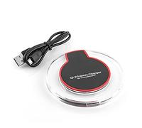 Chargeur Sans Fil - InnovaGoods - Compatible Qi - Chargement Rapide - ABS - Noir Transparent
