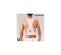 InnovaGoods® Correcteur de dos magnétique, améliore la posture et soulage les douleurs dorsales, avec fonction de correcteur de dos et aimants, idéal pour la maison et le travail, taille M.