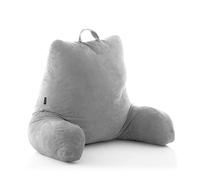 InnovaGoods Coussin de lecture avec accoudoirs Huglow, Gris