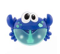 InnovaGoods - Crabe Musical pour Bain avec Bulles de Savon, Jeux Bain Bébé, Multifonction Jouet Musical, 12 Mélodies Enfantines, Bleu, Plastique