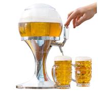 InnovaGoods Distributeur réfrigéré à bière et boissons 3,5 L PMMA transparent argent sans BPA