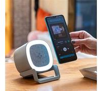 InnovaGoods Enceinte Bluetooth sans fil – Chargeur sans fil, LED, 10W – Gris